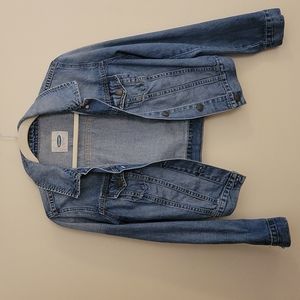 Old Navy Cropped Denim Jacket Size Small
